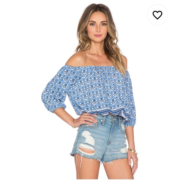 Faithfull the Brand Tops - Faithfull The Brand Paisley Print Garden Top